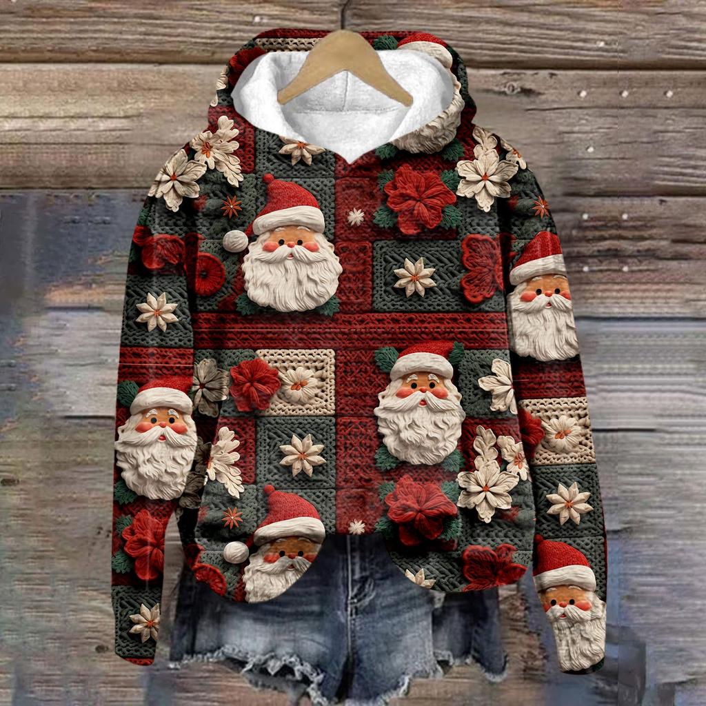Cappotto da uomo in peluche caldo con stampa maglione in pile cappotto casual maglione tascabile cappotto autunno inverno