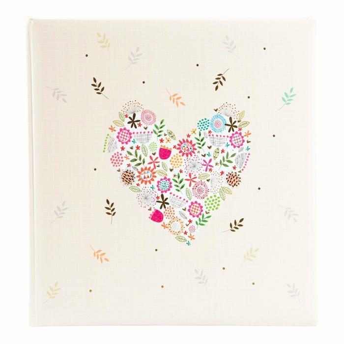Album photo - Goldbuch - 08 182 - 60 pages - Fleurs romantiques - Papier parchemin