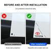 2Pc Car Door Corner Cover Anti-Scratch Protection Sticker Styling for Toyota Auris Rav4 Yaris Hilux Corolla Prius Avensis Emblem
