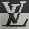 Excellent LOUIS VUITTON Scarf Muffler Graphic Dual Wool Mens M79097 Used