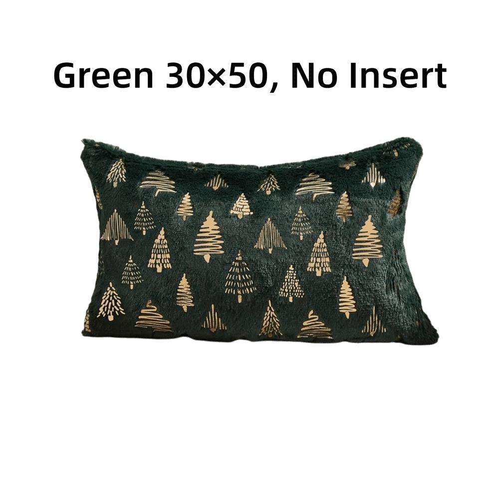 Nordic Golden Embroidery Pillow Cover Plush Throw Pillow Decorative Sofa Pillowcase  Party