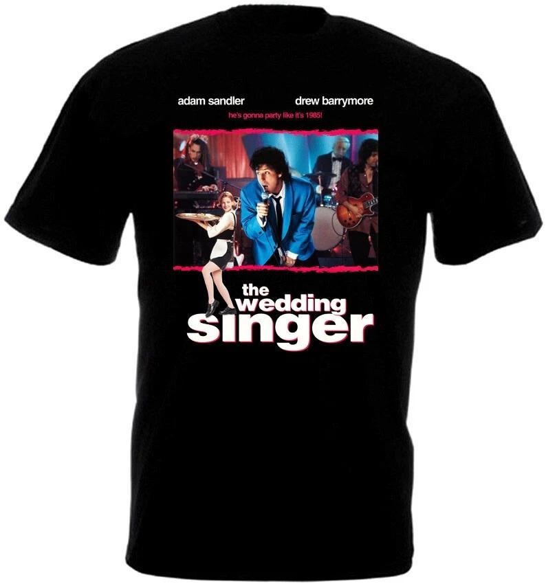 

Wedding Singer First Edition Adam Sandler DTG Print Mens TShirt Pure Cotton Couple Casual Streetwear Top for All Seasons S