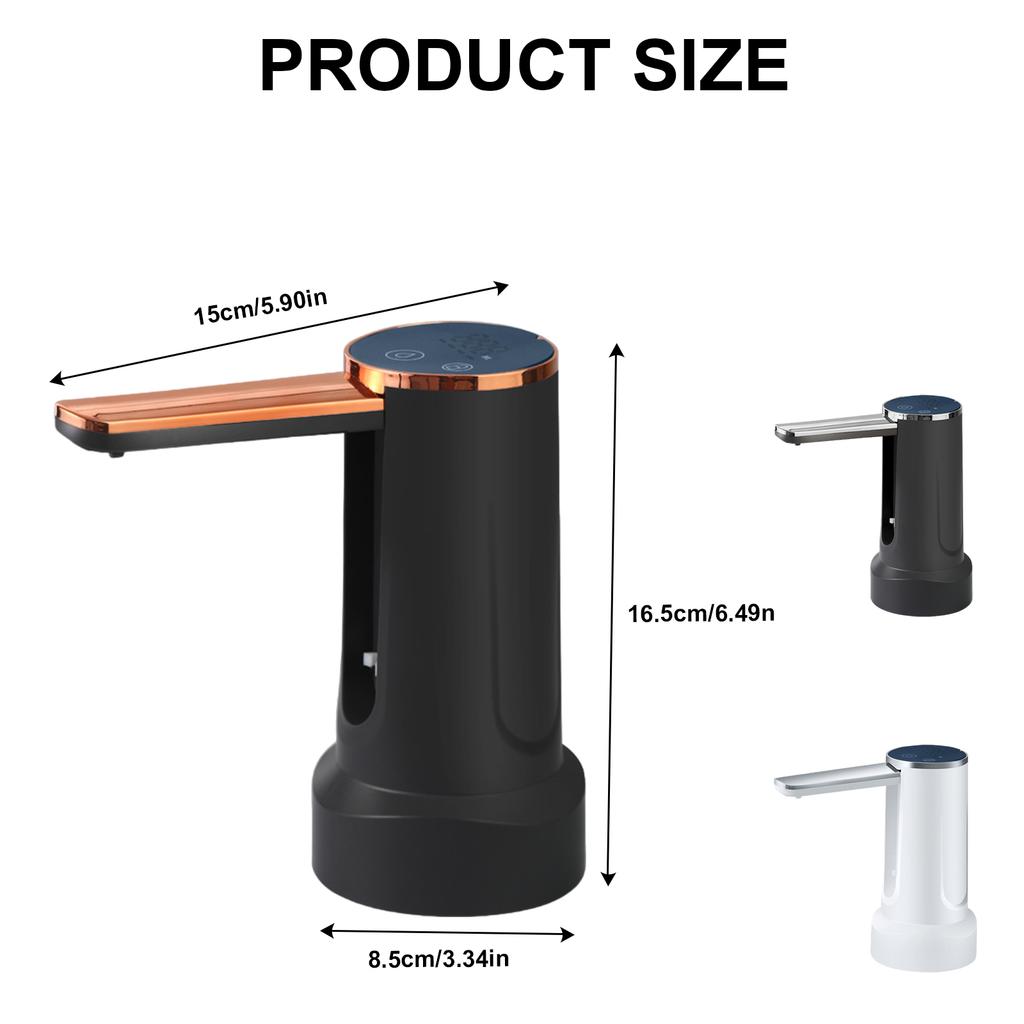 Rechargeable Water Jug Pump Portable Automatic Bottle Dispenser Water Dispenser Suitable for Camping and Office Use