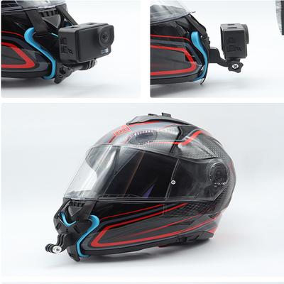 Motorradhelm-Halterungsgurt, schwimmfähige Frontkinnhalterung für GoPro Hero 10 9 8 7 6 5 DJI Osmo Action-Kamera-Zubehörhalter