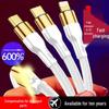120W Super Fast Charging 3-in-1 Cable with Digital Display for Apple, Huawei, OPPO
