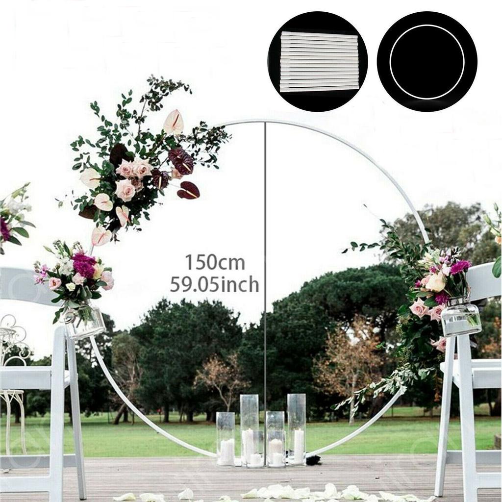 60/80/100/150CM Runder Ballonbogen-Set Halter für Ballonkreis Ballonständer Halterung Hochzeit Geburtstagsparty Dekoration Babyparty