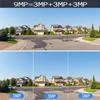 360° Dual-Lens Wireless Waterproof Outdoor Camera with Three-Screen Linkage