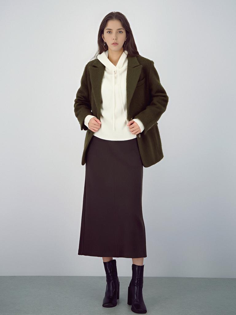 ACUD Hoodie Wool Knit _Ivory