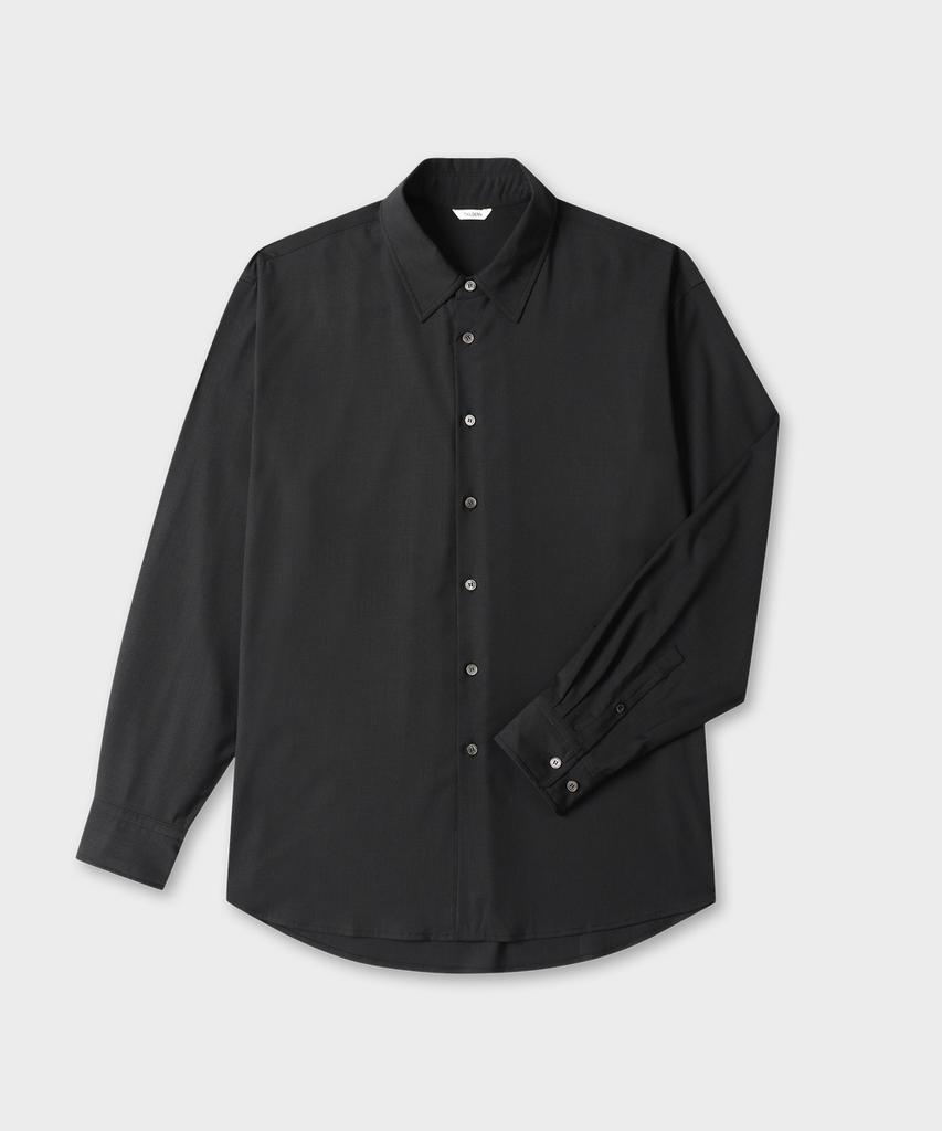 TAILDERN Issac Wool Blend Shirts Black