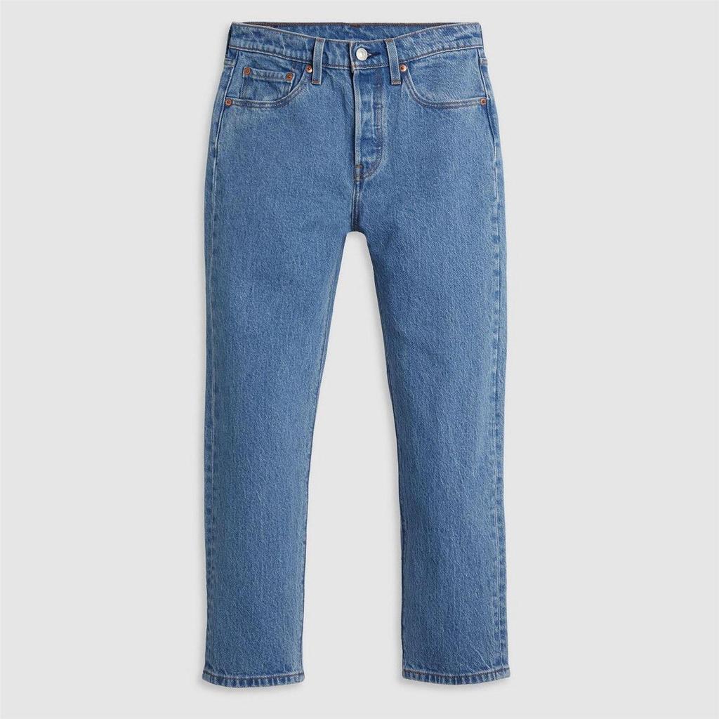 Levis Womens/Ladies 501 Straight Leg Ankle Grazer Jeans
