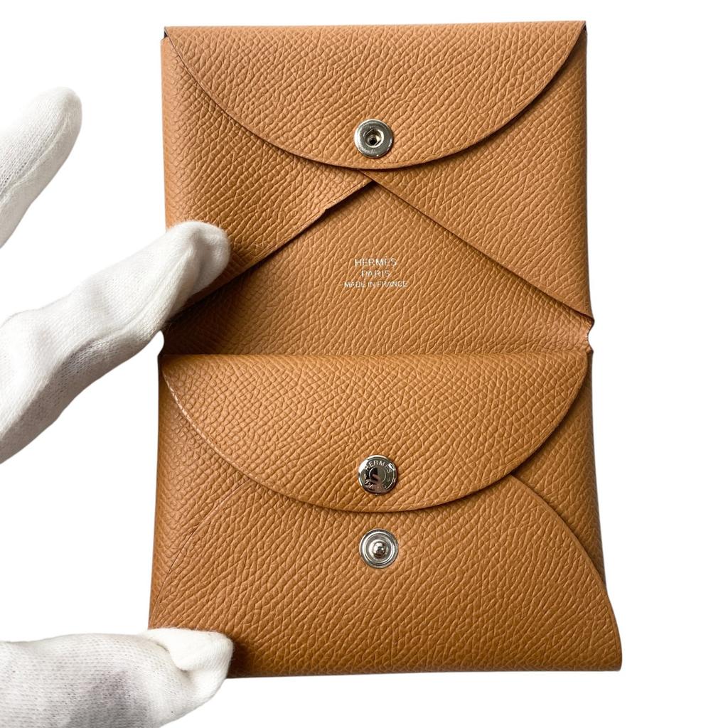 Used HERMESCoin Case Gold Women