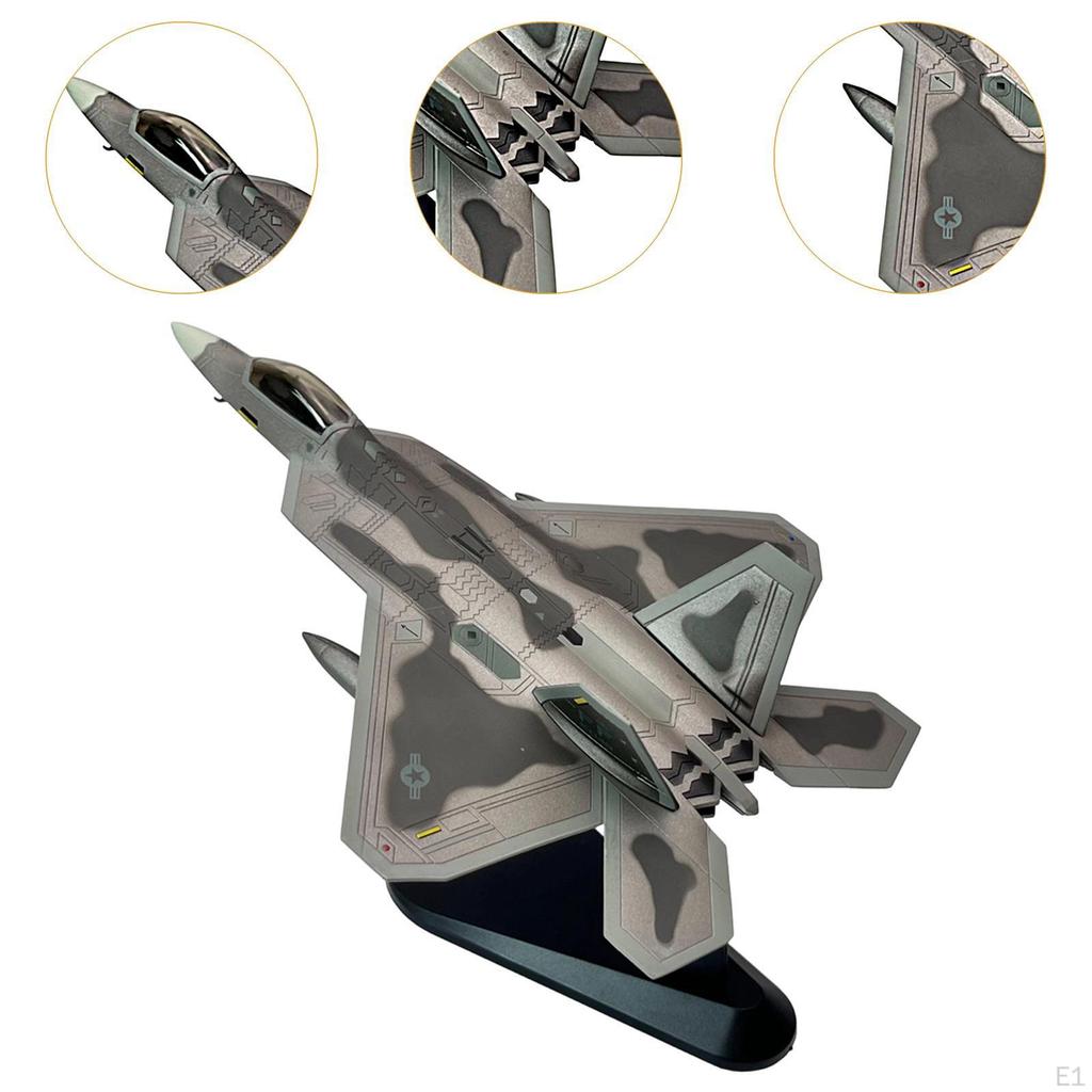 Fighter Model Children Toy Plane 1/100 Ornament Realistic Desktop Display Airplane Aircraft for