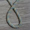6mm-8mm Colored Decorative Three-Strand Cushion Bolster Rope for Sofa and Curtains