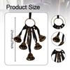 Witch Bells for Door Knob Pagan Rustic Witchcraft Supplies Bell String Hanging Witch Bell for House Bedroom Home Wall Garden