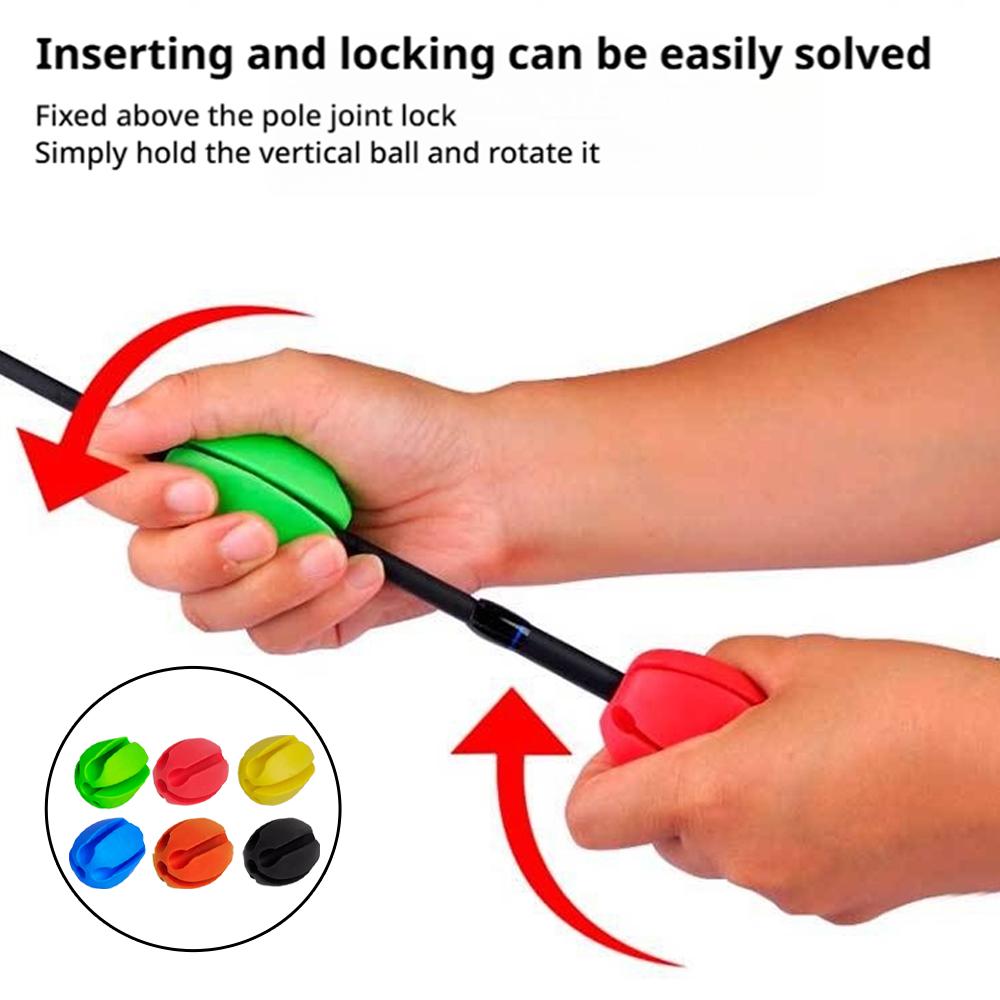 5pcs Rod Protection Cover Rod Ball Retaining Clip Rod Holder Protector Storage Device Fishing Equipment Fishing Tools