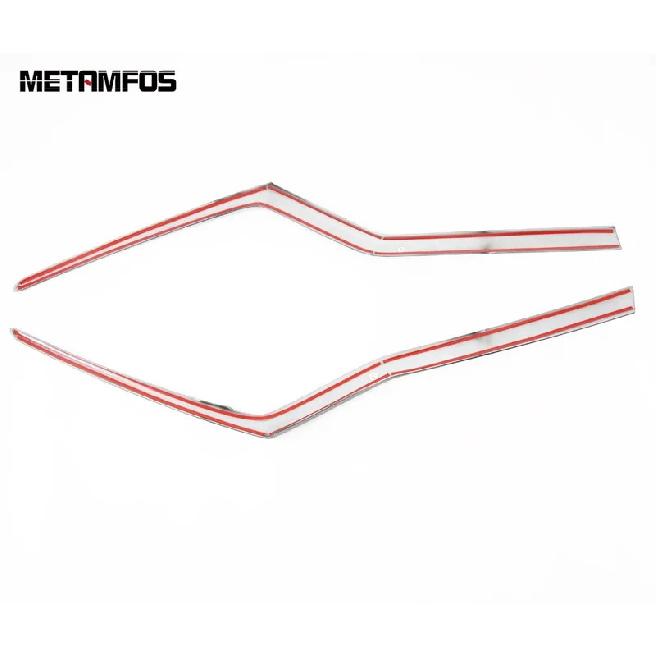 Front Upper Grille Racing Grill Strip Cover Molding Trim For Honda CR-V CRV    Carbon Fiber Accessories Car Styling