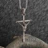 Sieben Engel Magischer Kreis Salomons Siegel Amulett Halskette Anhänger Herren Punk Retro Glücksbringer Schmuck