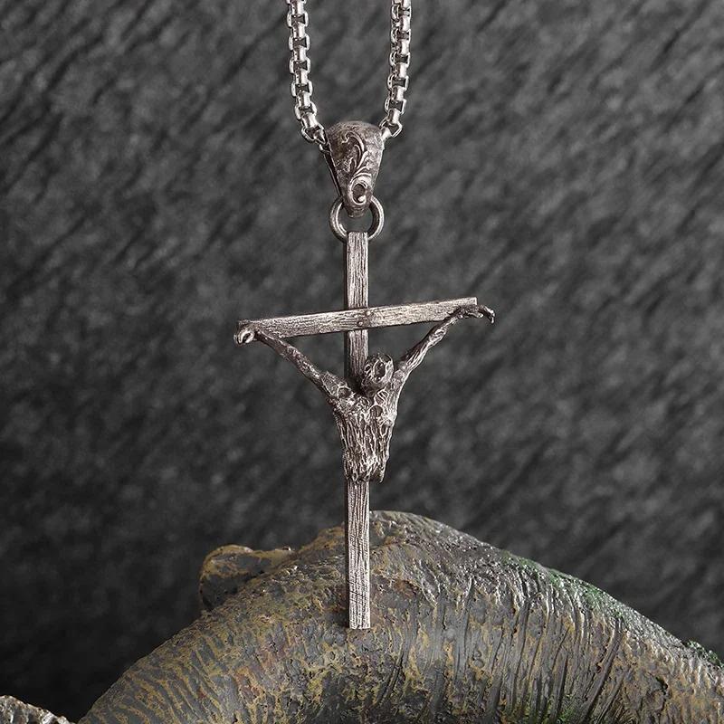 Sieben Engel Magischer Kreis Salomons Siegel Amulett Halskette Anhänger Herren Punk Retro Glücksbringer Schmuck