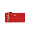Daks Red Dd Logo Slim Leather 2 Fold Wallet Dcwa6e538r2