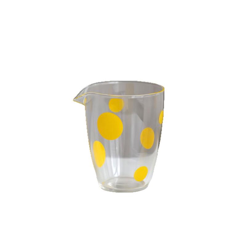 OLOEY Polka Dot Glass Tea Serving Pitcher Set