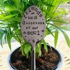 Garden Marker Unique Meaningful Spoon Shape Plant Marker DIY Decorative Sign Plant Label for Garden Decor Adult Sex Wear