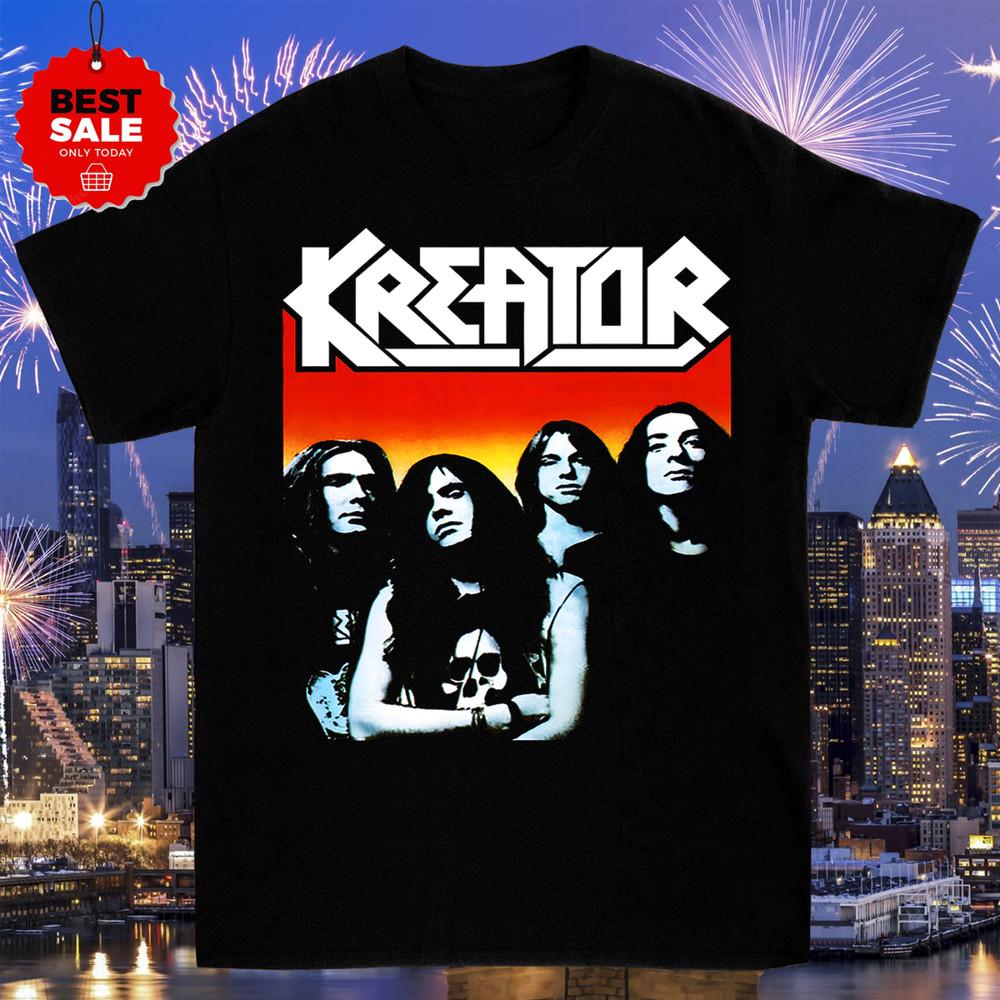 

Kreator black All men and women Size S-4XL cg678 Unisex T-Shirt XXL