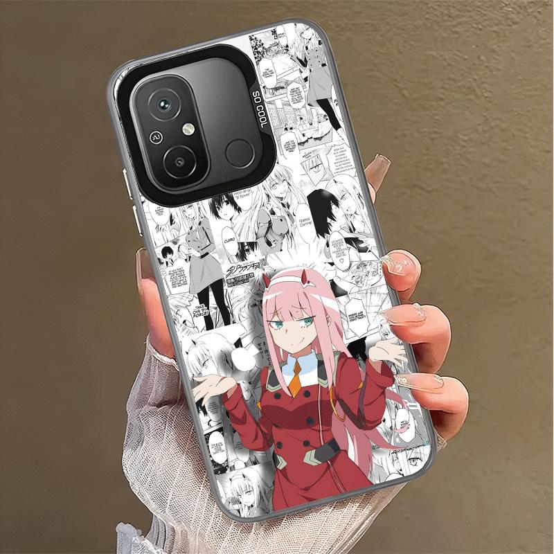 Darling Zero Two 02 Anime Shockproof Phone Case for Xiaomi Poco X7 X6 X5 X3 Pro F7 Ultra M8 Redmi 15C 15 14C 13C 12C 10C 13 12 1