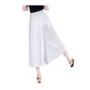 Women S Loose High Waist Split Wide Leg Culottes Thin Casual Pants For Summer Autumn