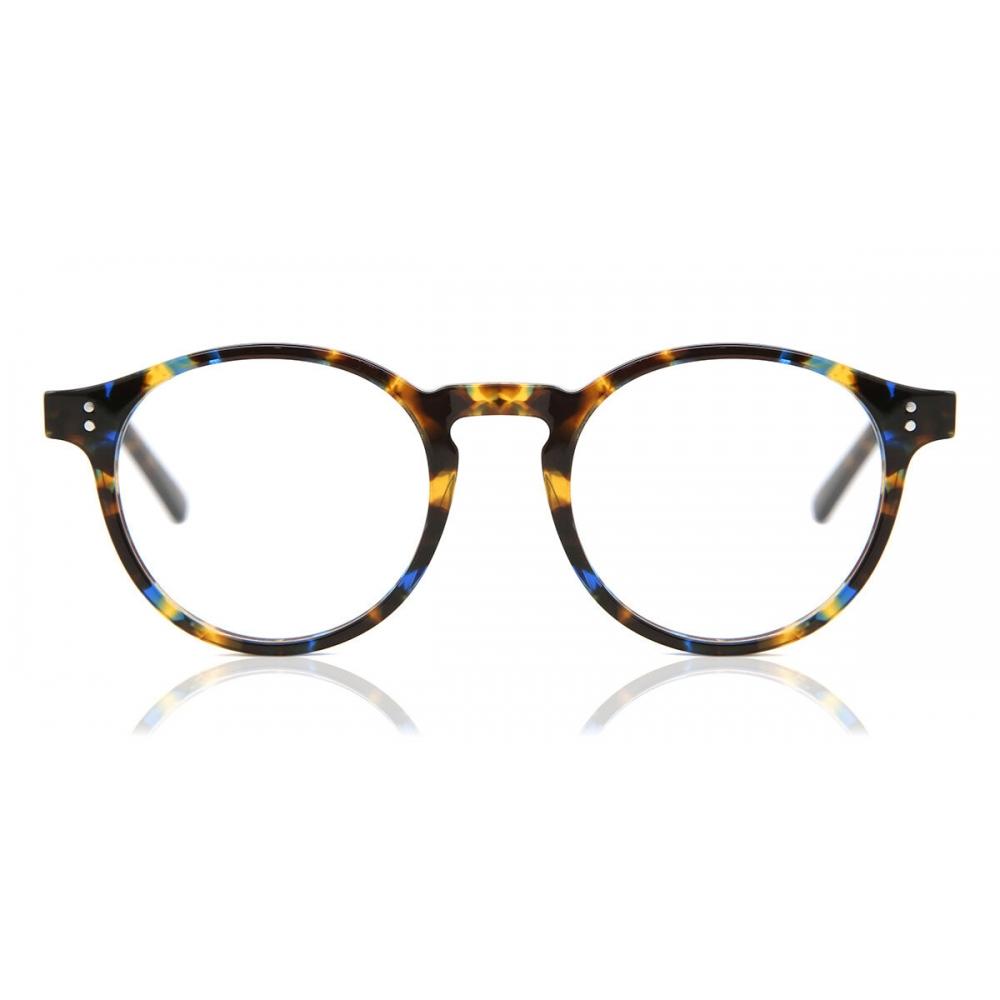 Full Rim Oval Tortoise Blue Smartbuy Collection Blink Am74c Fashion Unisex Eyeglasses