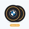 For BMW 1 W E82 2Pcs Car Coaster Silicone Mat Water Cup Holder Anti-Slip Pad For BMW X3 X5 M5 M3 E46 E90 E60 F10 E39 F30 E36 G30 E87 E70