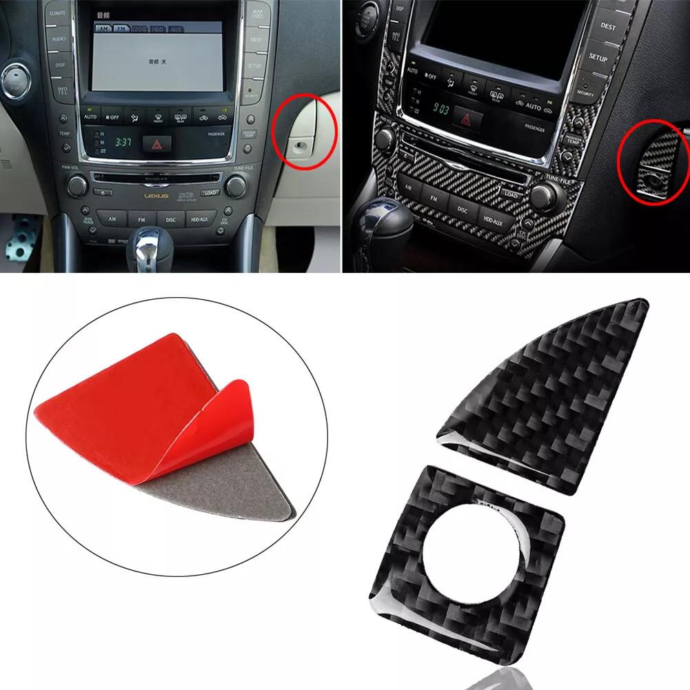 Carbon Fiber Inner Glove Box Handle Cover Trim For LEXUS IS250 300 350 2006-12
