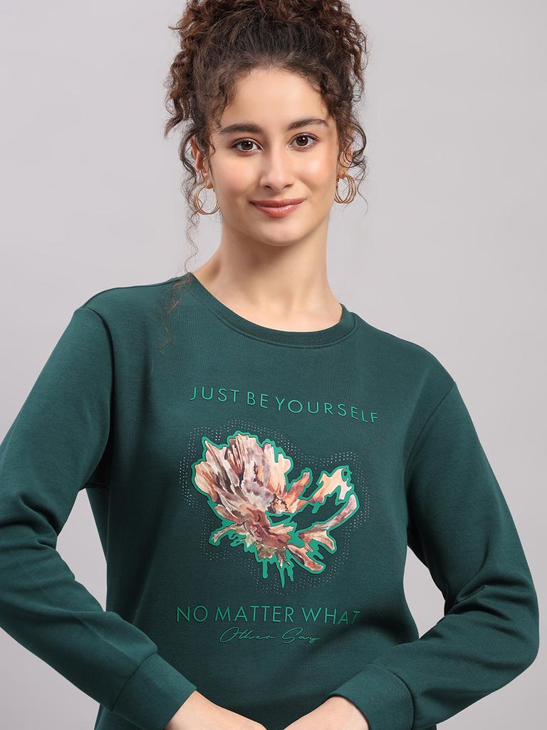 MONTE CARLO Women Round Neck Full Sleeve Sweatshirt
