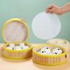 Non-Stick Steamer Mat Dim Sum Tool Food Grade Silicone Reusable Restaurant Kitchen Under Steamer Mat Kitchen Cooking Accessories