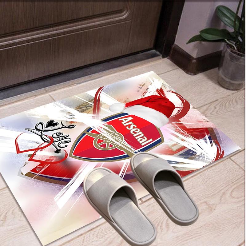 Arsenal F.C Pattern Rug, Indoor/Outdoor Mat, for Picnic, Gameroom, Bedroom, Office, Living Room, Home Decor Carpet, Birthday Gift