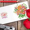 12PCS DIY Diamond Painting Greeting Card Set Festival Theme Diamond Art Greeting Cards Creative Birthday & Thanksgiving Card Kit