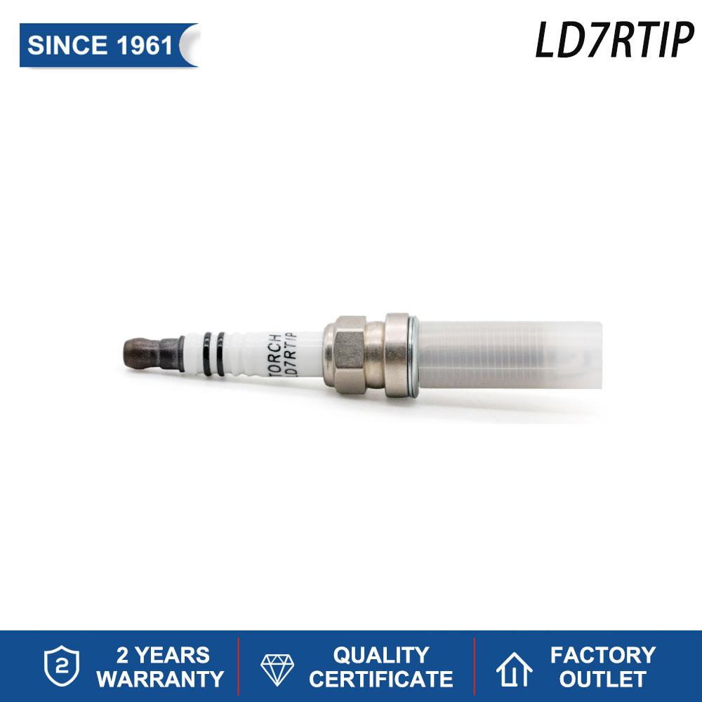 4PCS Candle Replace for Denso SC20HR11 90919-01253 ILKAR7B11(4912) ILKAR7L11(94124) PE5R-18-110 Iridium Spark Plug TORCH LD7RTIP
