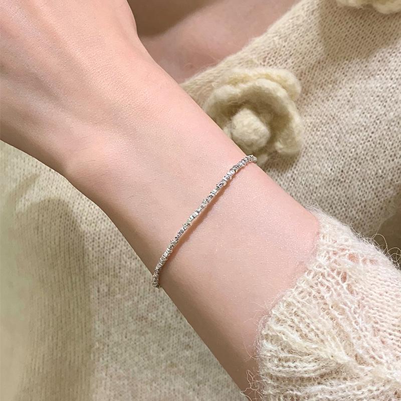 Exquisite Women s Silver Pearl Tassel Bracelet - Elegant  Trendy