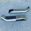 For Toyota Yaris Cross   Steel Inner Rear Bumper Foot Plate Tailgate Door Sill Scuff Guard Plate Sticker Accessories