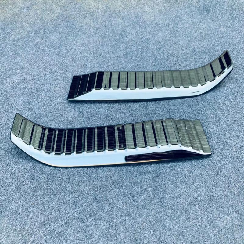 For Toyota Yaris Cross   Steel Inner Rear Bumper Foot Plate Tailgate Door Sill Scuff Guard Plate Sticker Accessories