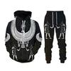 Ancient Egyptian Pharaoh 3D Print Hoodies Pants Sets Men's Sweatshirts Sweatpants Two Piece Suits Outdoor Tracksuit Man Clothing