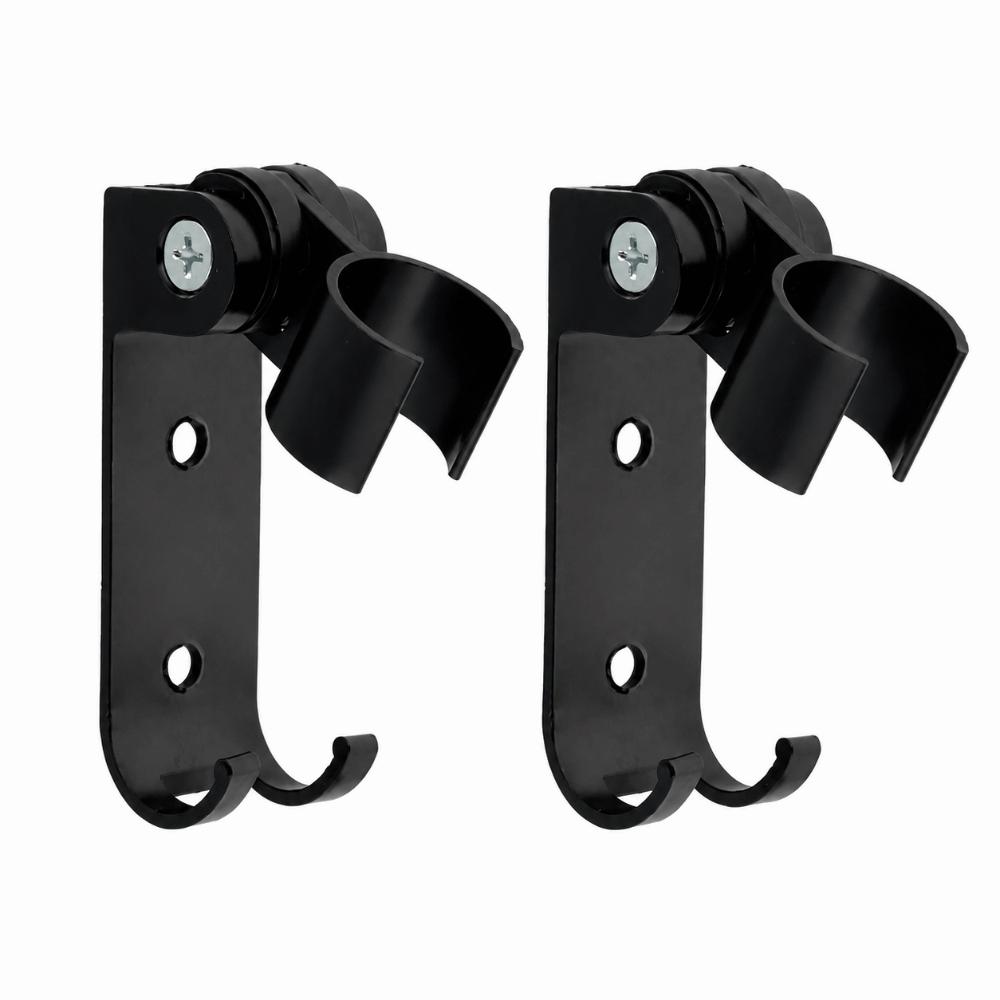 2 Pack Wall Mounted Shower Head Bracket Adjustable Angle Shower Bracket Sturdy Shower Holder Shower
