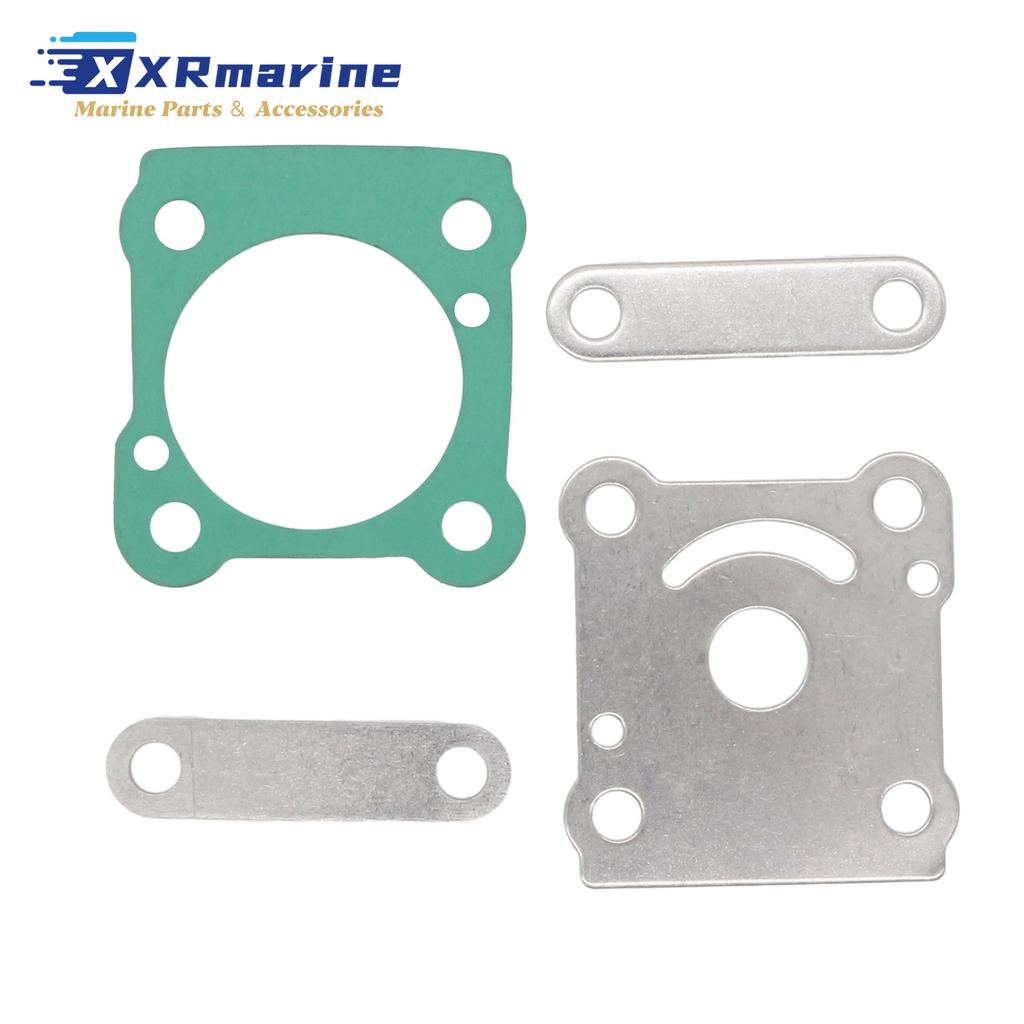 Fits for Yamaha Outboard 2 Stroke 6HP 8HP 1984-2009 Boat Motors Parts Water Pump Impeller Rebuild Kit with Gasket