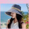 Summer Wide Brim Sun Hat With Butterfly Bow For Outdoor Sun Protection Women
