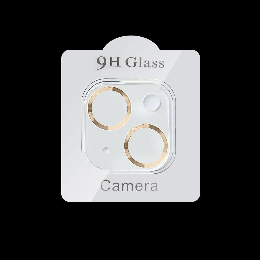 For iPhone 14 15 Pro Max / 14 15 Plus Rear Camera Lens Tempered Glass + Metal Protector Ring