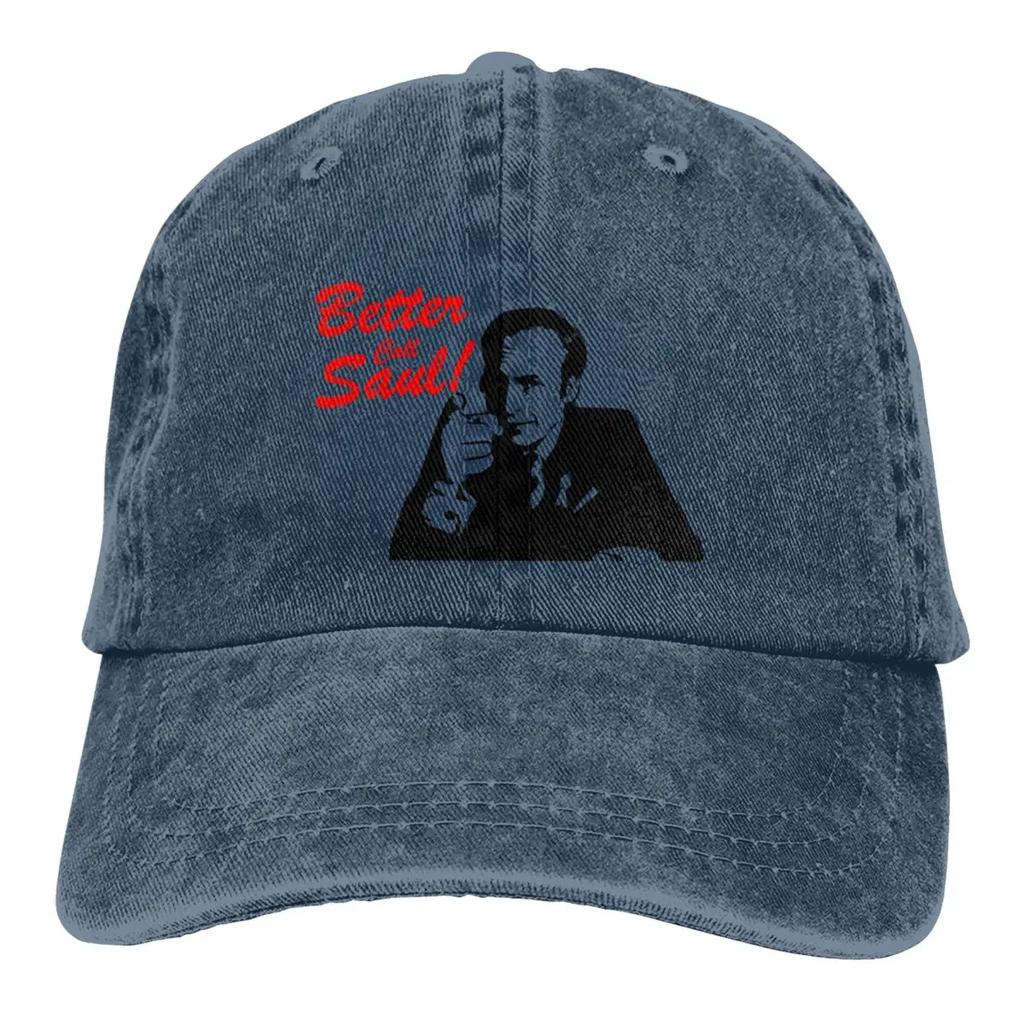 Better Call Saul Goodman Rolig Advokat Basebollkeps Saker Vintage Sliten Tvättad Huvudbonad Herr Dam Utomhus