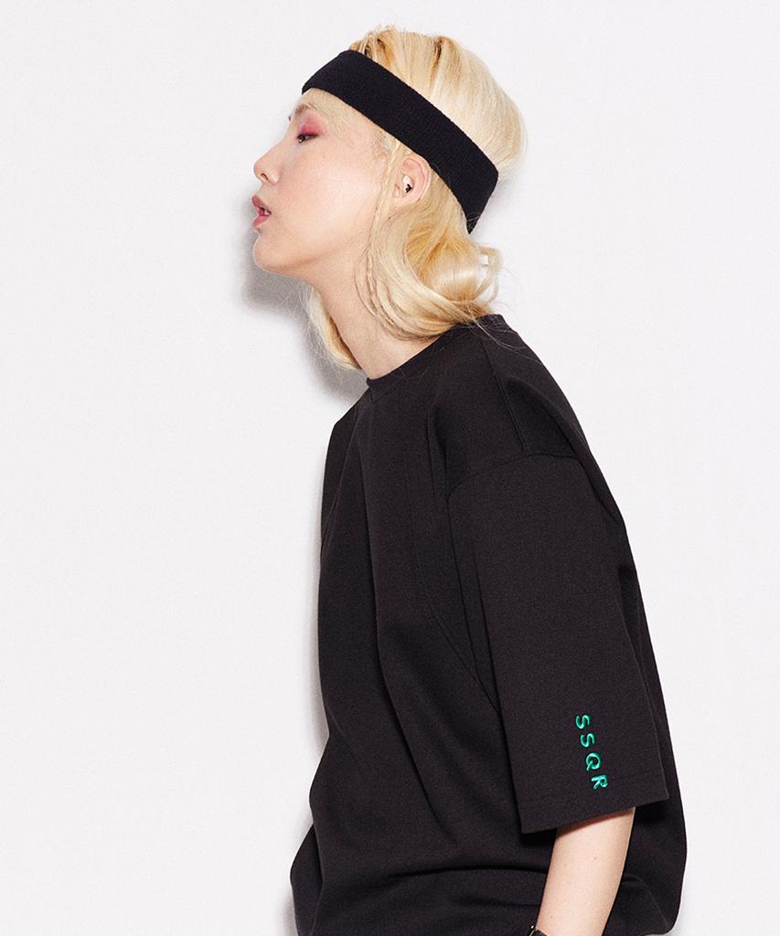 SSQR Triangle Line Shorts Sleeve H/Ron_Black