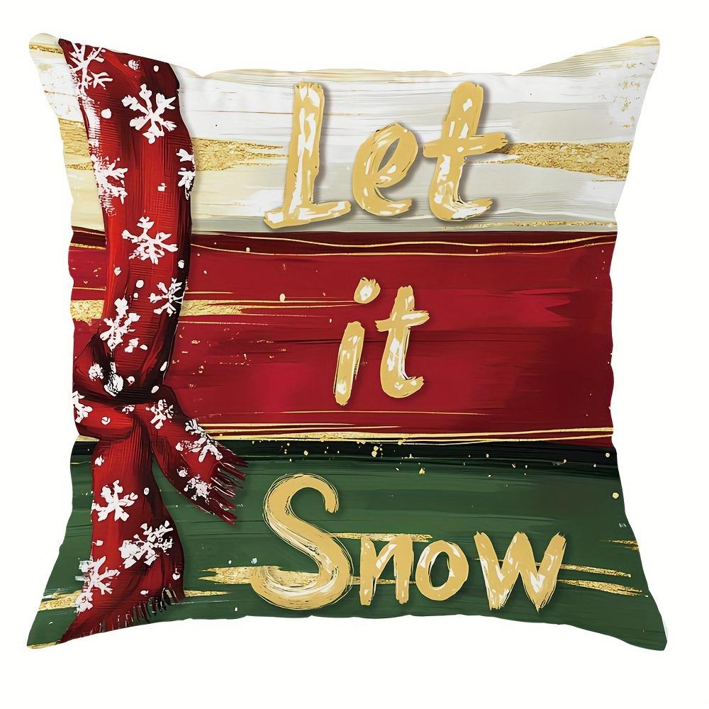 

Merry Christmas decoration pillowcase New Year Gift Snowman Christmas Tree pattern Home room decoration Sofa cushion cover 40x40cm