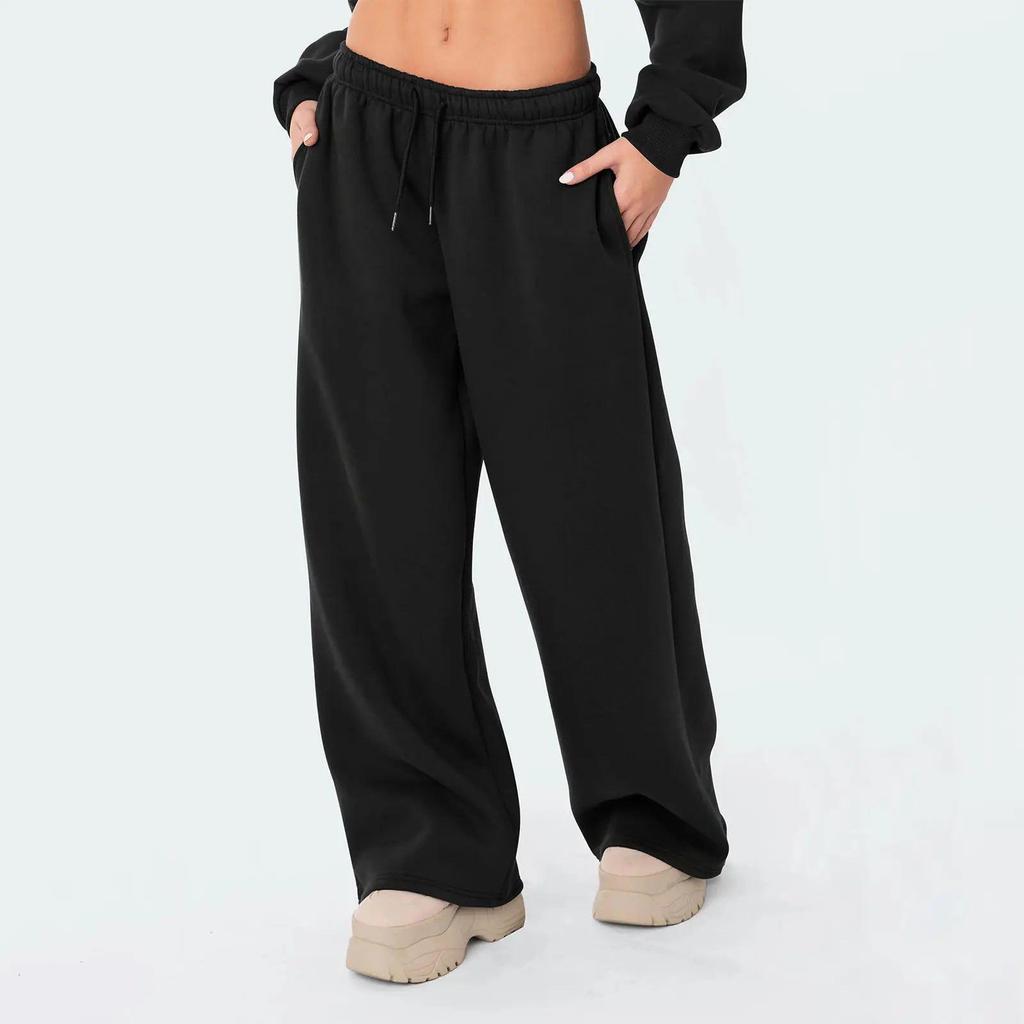 European & American Women's Casual Loose Sports Sweatpants - New 2026 Spring & Autumn Collection
