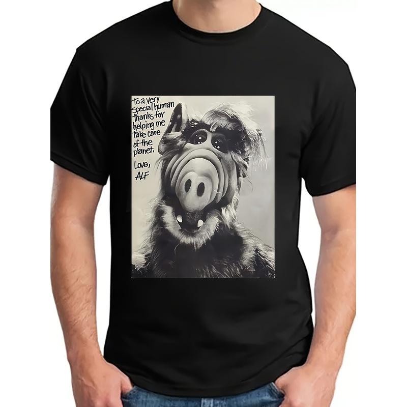Menalf TV Show Retro 1986 Graphic unisex T-Shirt - Authentic Character Artwork with Famous Quote, Soft And Cozy Round Neck Casual Tee, Perfect Collect