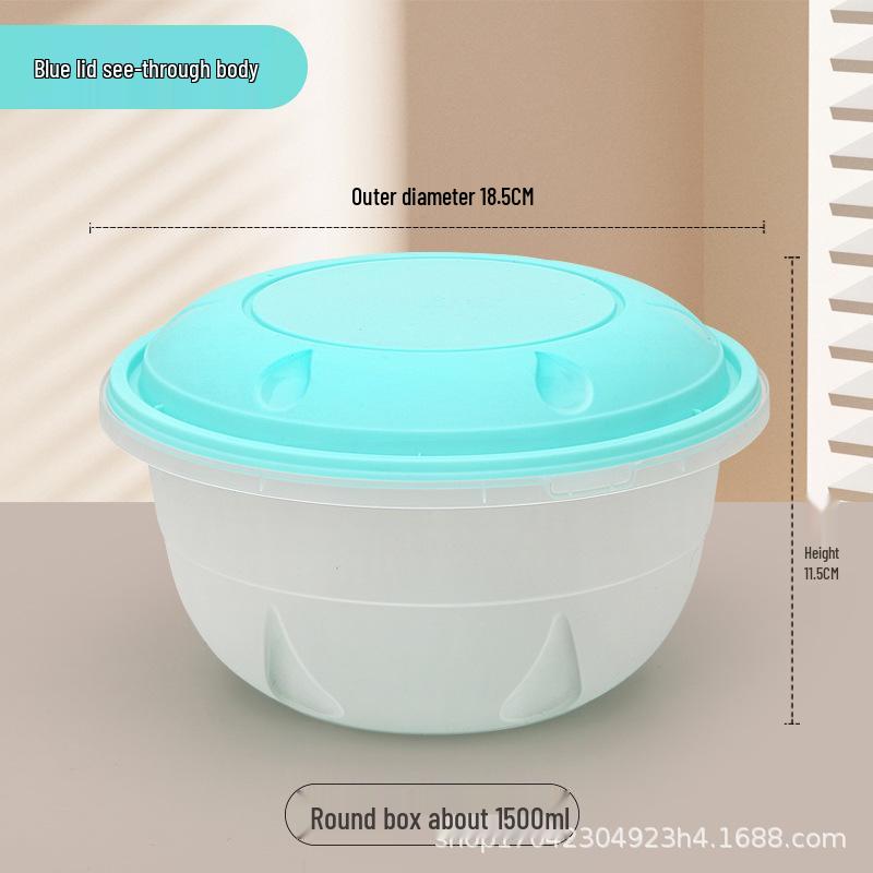 High-Quality Buckle Meal Box for Mala Tang, Hot Pot, and Pickled Fish - Thickened Round Anti-Theft Takeaway Soup Bowl